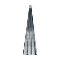 6.5 ft Long Greenhouse Aluminum Double Lock Channel For Covering Attachment By Bootstrap Farmer