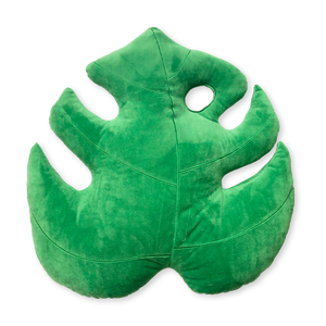 Monstera Deliciosa Leaf Pillow