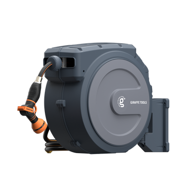 Retractable Garden Hose Reel-5/8in-90ft Made By Giraffe Tools