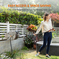 Wall Mounted Hose Reel-Stainless Steel-Heavy Duty Made By Giraffe Tools