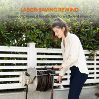 Wall Mounted Hose Reel-Stainless Steel-Heavy Duty Made By Giraffe Tools