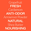 Grapefruit Cardamom Natural Deodorant By Plant Therapy