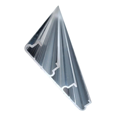 6.5 ft Long Greenhouse Aluminum Double Lock Channel For Covering Attachment By Bootstrap Farmer