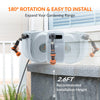 Retractable Garden Hose Reel-5/8 in-65ft Made BY Giraffe Tools