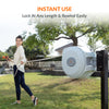 Retractable Garden Hose Reel-5/8 in-65ft Made BY Giraffe Tools