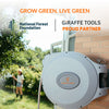 Retractable Garden Hose Reel-5/8 in-65ft Made BY Giraffe Tools