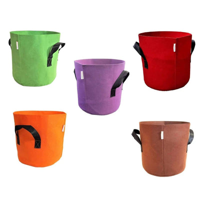 Grow Bags - 7 Gallon Colored Fabric Pots By Bootstrap Farmer
