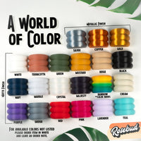 2 Color Rainbow Planter, Pick Your Colors & Size