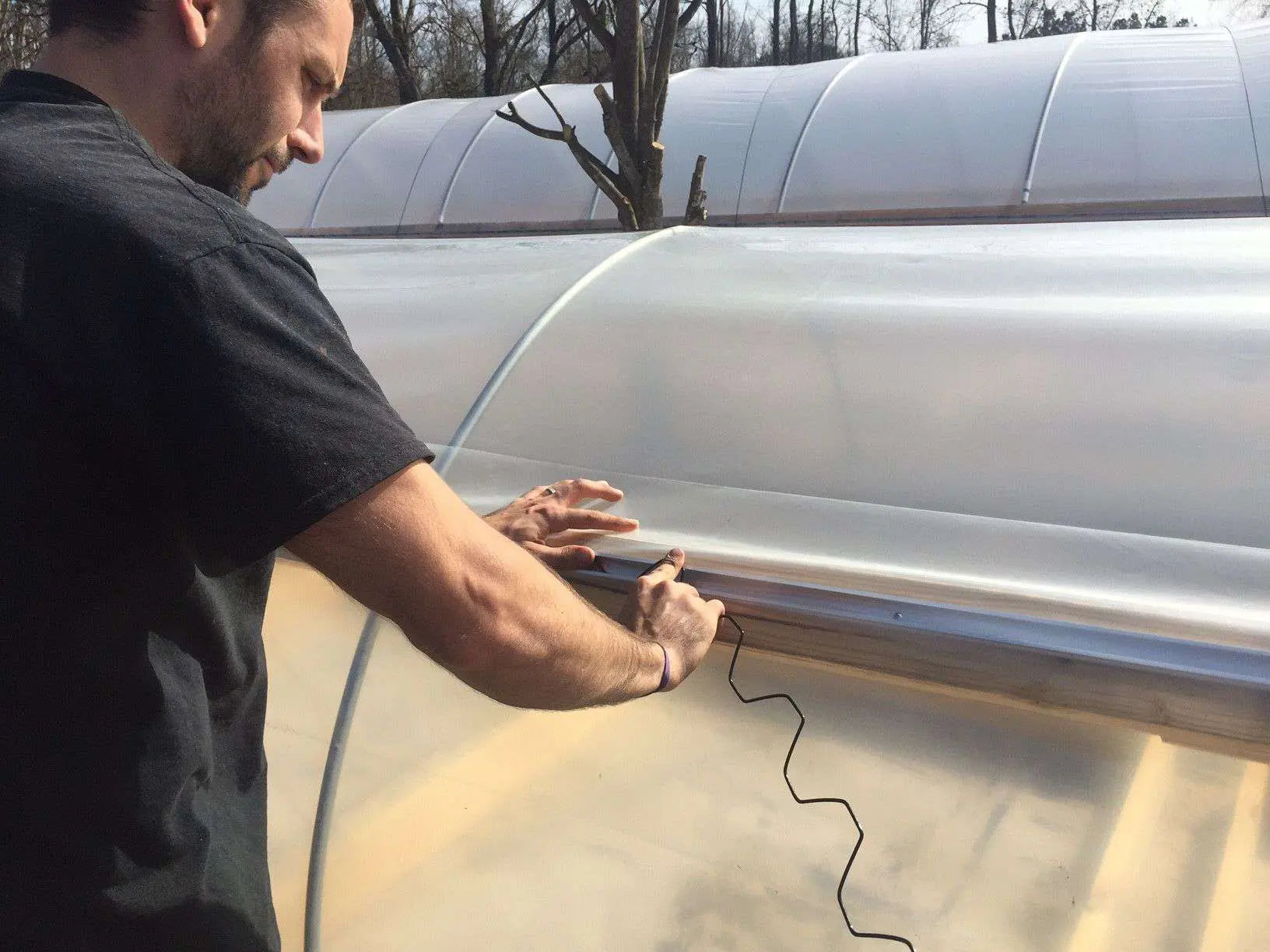 Greenhouse PVC Coated Spring Wire Lock By Bootstrap Farmer | The Plant ...