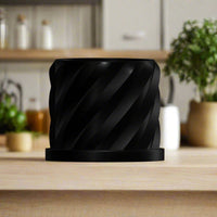 Thick Spiral Plant Pot With Size & Color Options