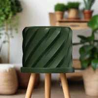 Thick Spiral Plant Pot With Size & Color Options