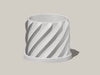 Thick Spiral Plant Pot With Size & Color Options
