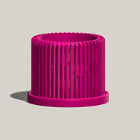 Modern Heart-Shaped Planter with Drainage & Saucer In Several Colors & Sizes!