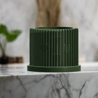 Modern Heart-Shaped Planter with Drainage & Saucer In Several Colors & Sizes!