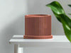 Modern Heart-Shaped Planter with Drainage & Saucer In Several Colors & Sizes!