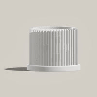 Modern Heart-Shaped Planter with Drainage & Saucer In Several Colors & Sizes!