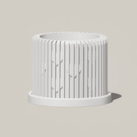 Modern Heart-Shaped Planter with Drainage & Saucer In Several Colors & Sizes!