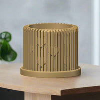 Modern Heart-Shaped Planter with Drainage & Saucer In Several Colors & Sizes!
