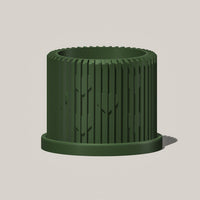 Modern Heart-Shaped Planter with Drainage & Saucer In Several Colors & Sizes!