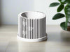 Modern Heart-Shaped Planter with Drainage & Saucer In Several Colors & Sizes!