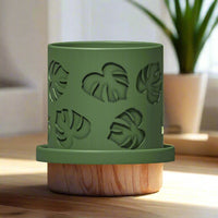 Monstera Leaf Planter With Size & Color Options