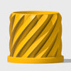 Thick Spiral Plant Pot With Size & Color Options