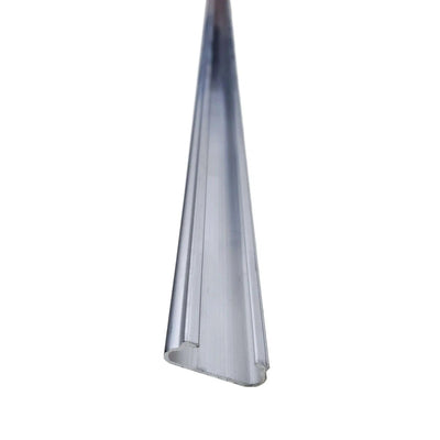 6.5 ft Long Aluminum Greenhouse U Channel Lock For Covering Attachment By Bootstrap Farmer