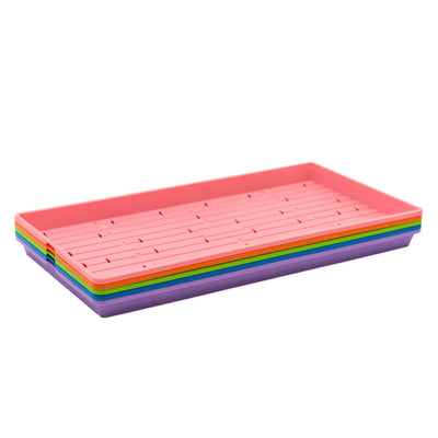 1020 Microgreen Trays - Shallow Extra Strength Colors, Made In The USA By Bootstrap Farmer