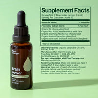 Brain Power Organic Herbal Supplement By Plant Therapy