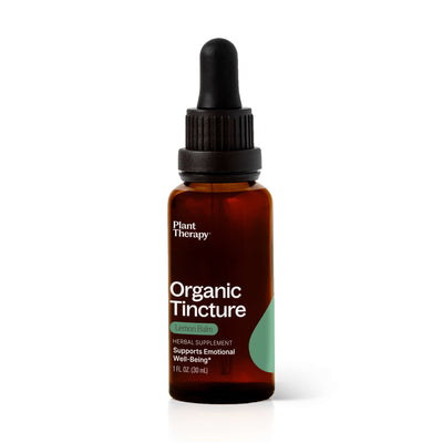 Organic Lemon Balm Herbal Tincture By Plant Therapy