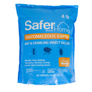 Safer Crawling Insect Killer (4 lb), Safer Brand Diatomaceous Earth (D.E.) Not Food Grade