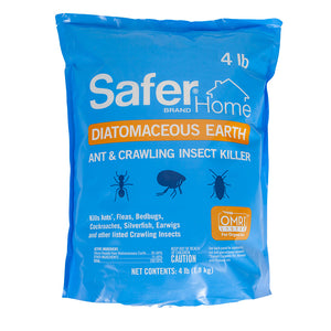Safer Crawling Insect Killer (4 lb), Safer Brand Diatomaceous Earth (D.E.) Not Food Grade