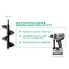 Bulb Planting Auger & Bedding Plant Garden Tool (3" x 7")