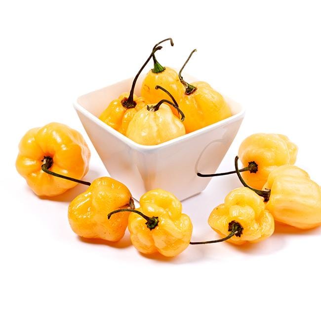 Peach Habanero Pepper Seeds, Garden Vegetables