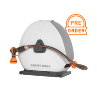 Ground-Mounted Retractable Hose Reel Made By Giraffe Tools