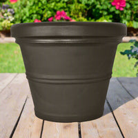 Rolled Rim Planter With Size & Color Options, Made in the USA