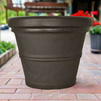 Rolled Rim Planter With Size & Color Options, Made in the USA