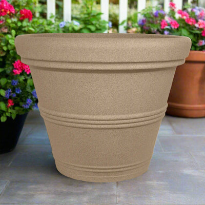 Rolled Rim Planter With Size & Color Options, Made in the USA