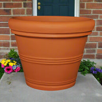 Rolled Rim Planter With Size & Color Options, Made in the USA