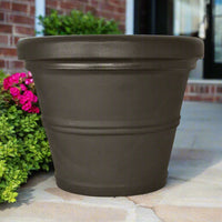 Rolled Rim Planter With Size & Color Options, Made in the USA