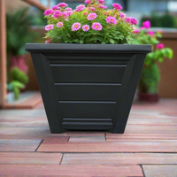Shiplap Planter With Size & Color Options, Made In The USA