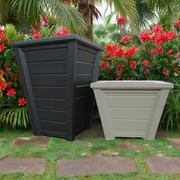 Shiplap Planter With Size & Color Options, Made In The USA