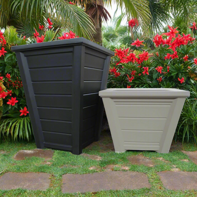 Shiplap Planter With Size & Color Options, Made In The USA