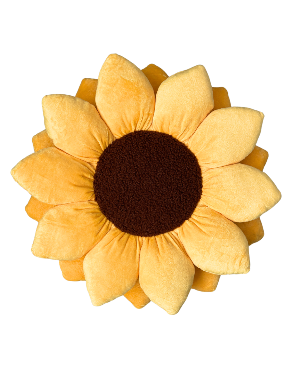 Sunflower 20" Plant Pillow - Golden Yellow