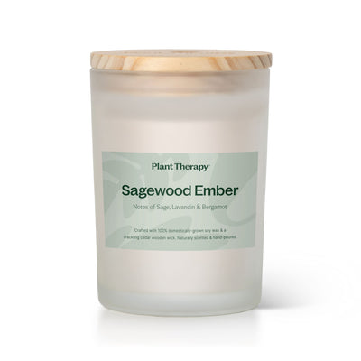 Sagewood Ember Naturally Scented Candle By Plant Therapy