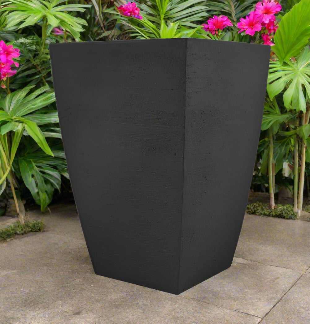 Modern Planter - Tall Square With Size & Color Options, Made In The USA