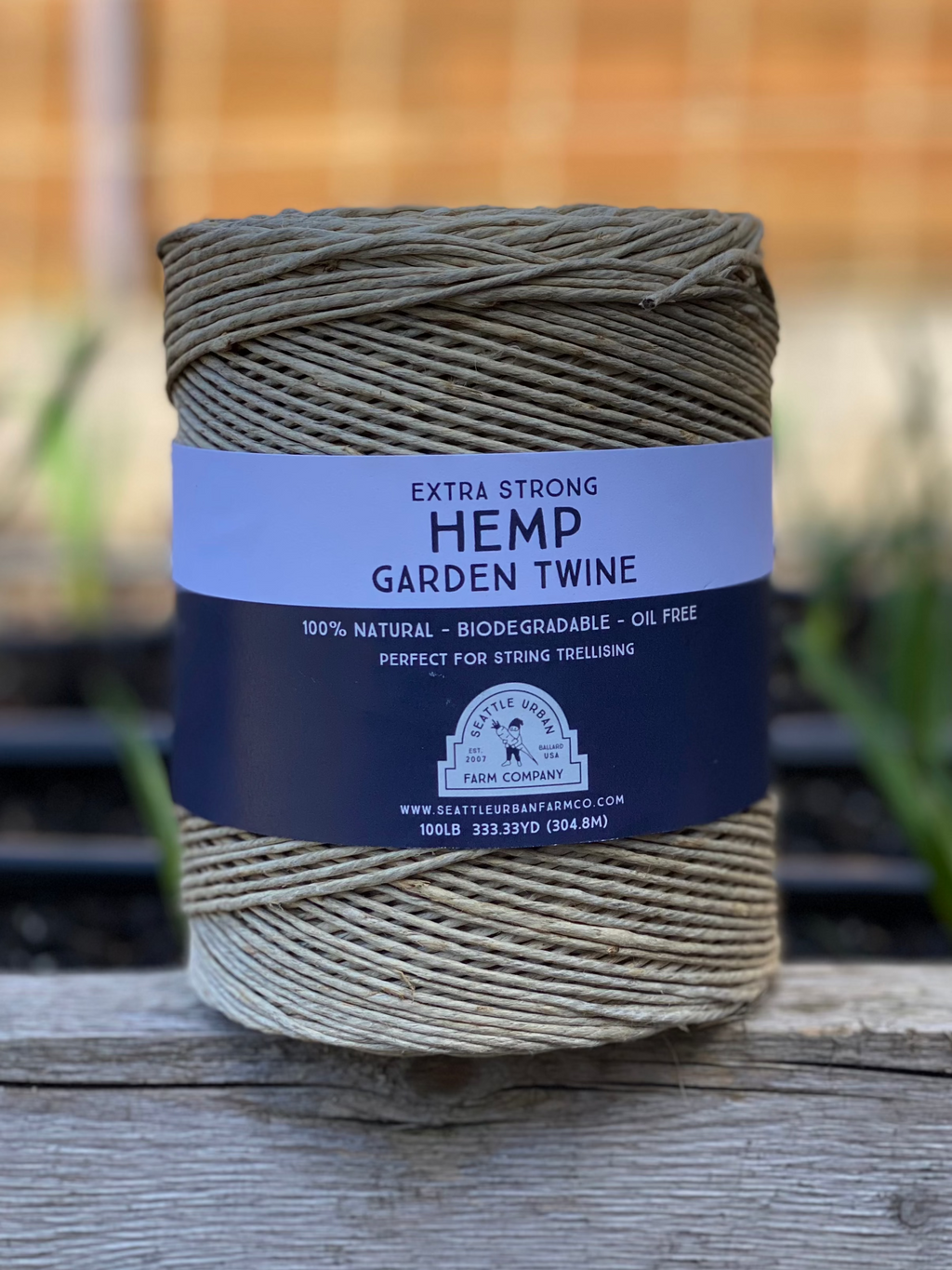 Hemp Garden Twine - Large Spool 1,000Ft
