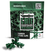 Dark Green C-BITE Garden Stake Clips for 7/16" Garden Stakes (In quantities of 26, 100 and 1000)