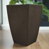 Modern Planter - Tall Square With Size & Color Options, Made In The USA