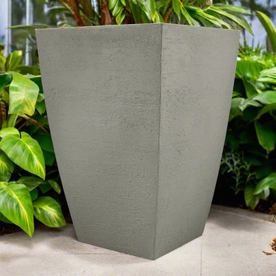 Modern Planter - Tall Square With Size & Color Options, Made In The USA